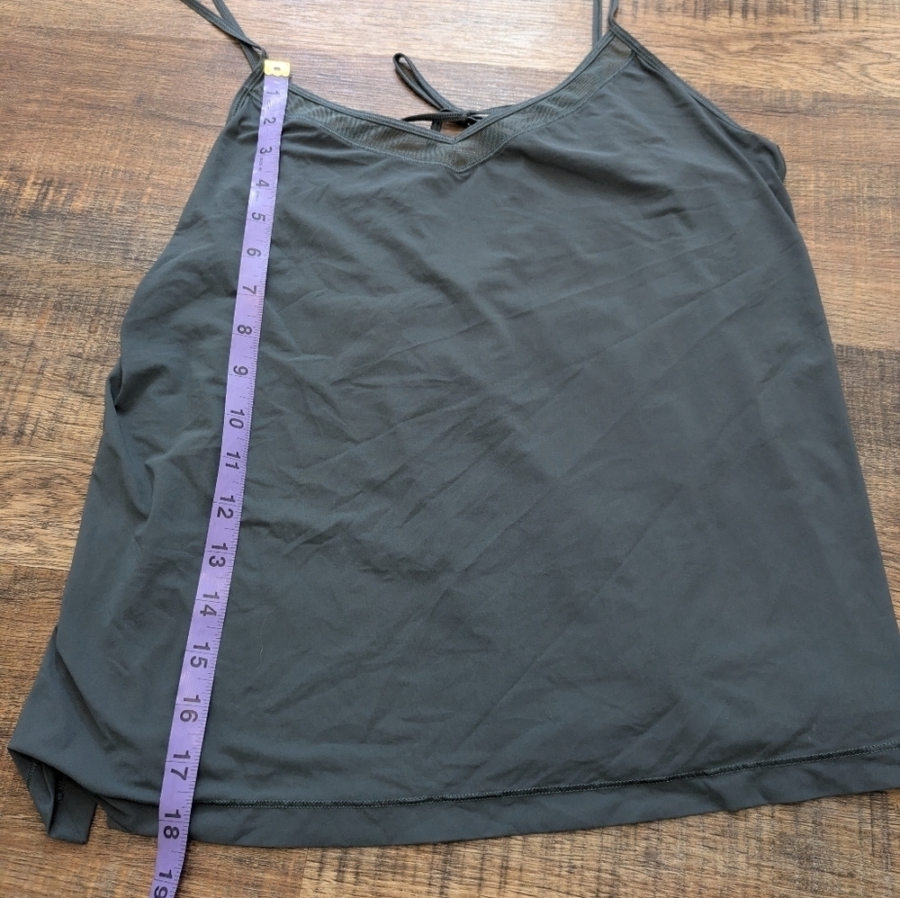 Lululemon Final Count Tank Top Tie Back Gray Women's Workout Athletic 6 - Picture 7 of 8